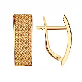 Золотые серьги МАГНАТ МА 011745 МА 011745 фото